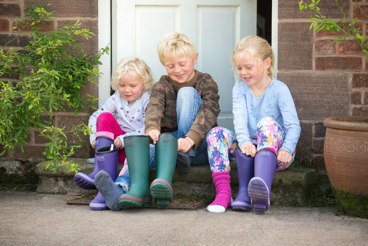 Kids wellie clearance